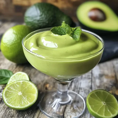 Mousse Glacée à l'Avocat Crémeuse 5 Mousse Glacée à l'Avocat