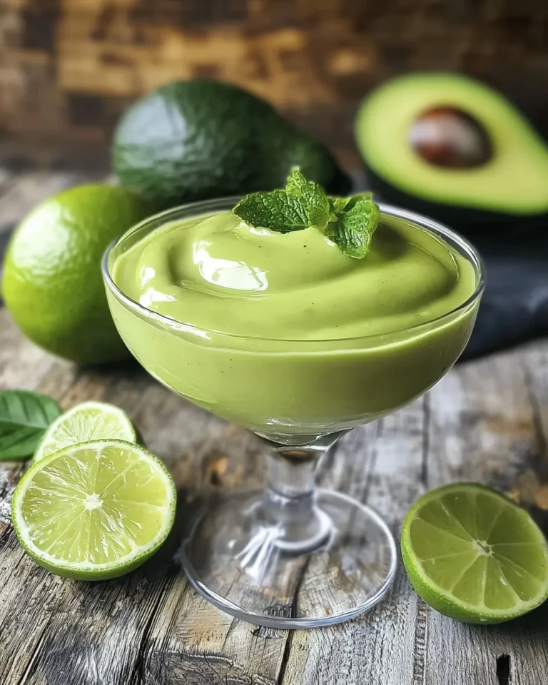 Mousse Glacée à l'Avocat