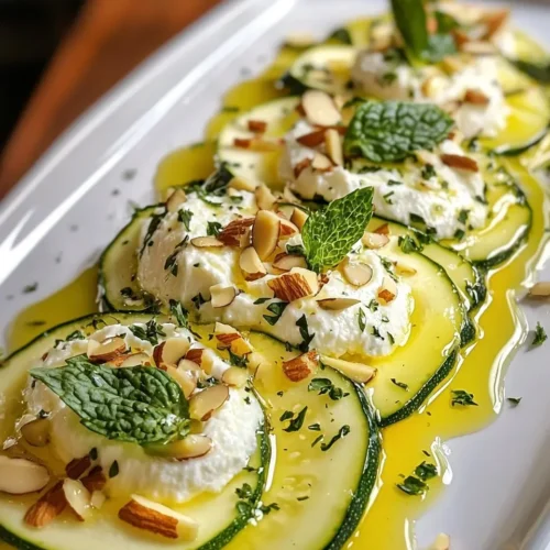 Carpaccio de Courgettes Jaunes Estival 5 Carpaccio de Courgettes Jaunes