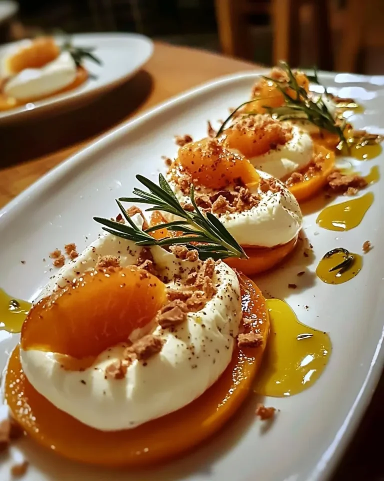 Carpaccio de Kaki