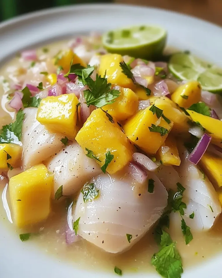 Ceviche de Daurade à la Mangue
