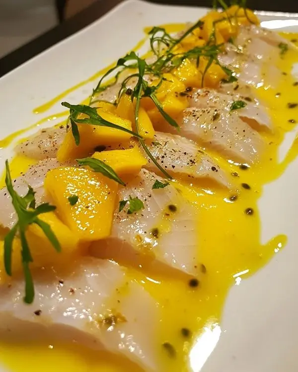Carpaccio de Daurade à la Mangue Exquis 4 Recette Carpaccio de Daurade à la Mangue