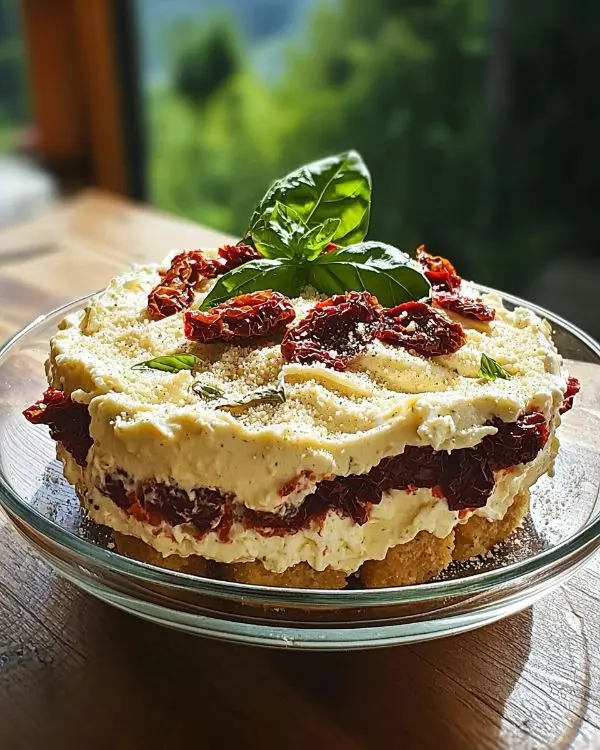 Tiramisu Salé aux Tomates Confites Réinventé 3 Recette Tiramisu Salé aux Tomates Confites, Parmesan & Basilic