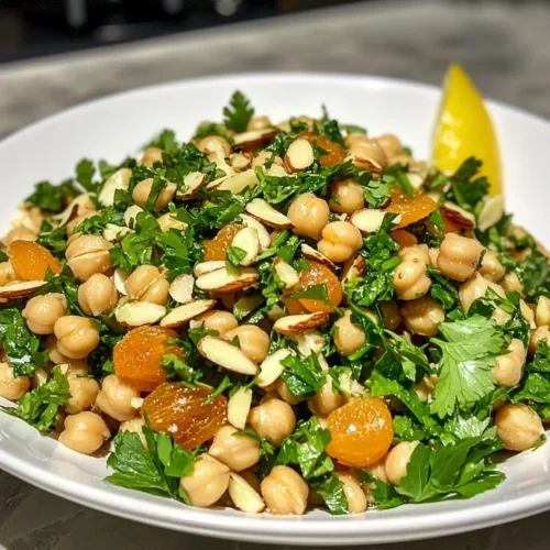 Salade de Pois Chiches Parfumée 5 Salade de Pois Chiches